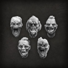 Zombie heads 2 Resin items