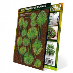 Colored Paper Plants - Ground Palm