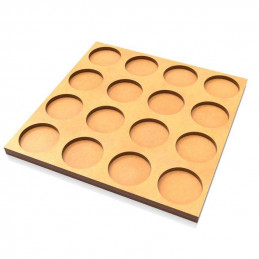 MDF Movement Trays 25mm 4x4 - Skirmish Lines