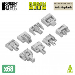 Mecha Detail Parts - Mecha Hinge Panels | Gundam conversion