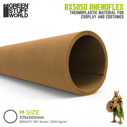 Cosplay termoplastico RX5050 Rhenoflex 375x500mm | Cosplay Finest Art