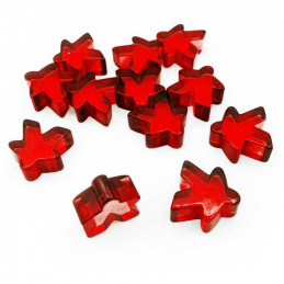 Meeples 16x16x8mm - Rojos