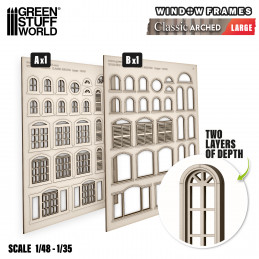 Arched Classic Miniature Windows - Large