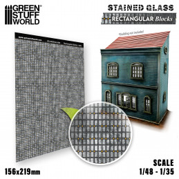 Rectangular Blocks Stained Glass | Mosaic