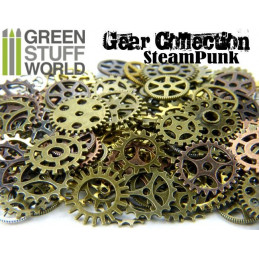 SteamPunk GEARS and COGS Beads 85gr *** Variety | Cogs and Gears Beads