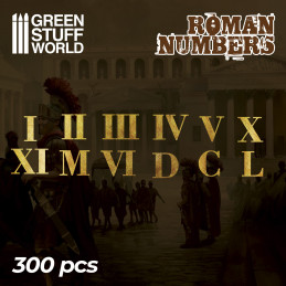 Roman Numbers | Letters and Numbers for Modelling