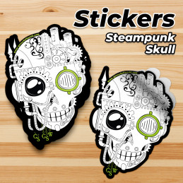 GSW Skull Sticker | Pegatinas merchan