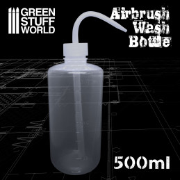 Bottiglia a Spruzzetta per la pulizia degli aerografi 500ml | Aerografia