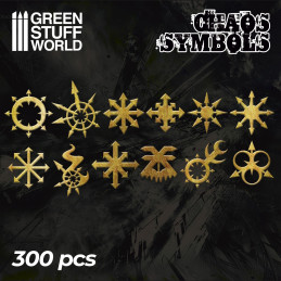 Runes et Symboles Chaos | Photodécoupe Micro Runes