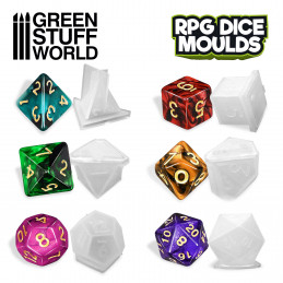 ▷ RPG DnD dice mold  dnd dice resin mold - GSW