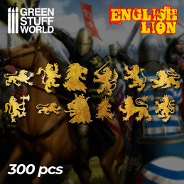 Symboles Lion Anglais | Photodécoupe Micro Runes