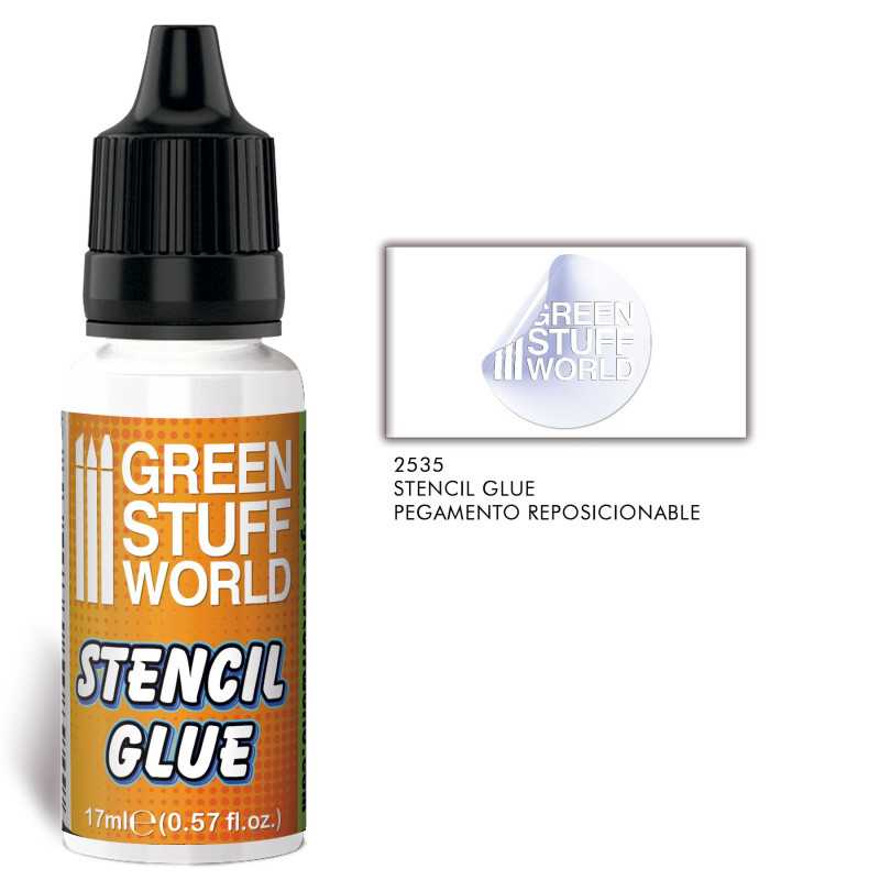 ▷ Repositionable Stencil Glue