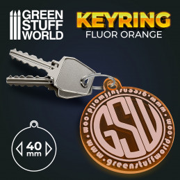 Round GSW logo Keyring - Orange | Hobby Accessories