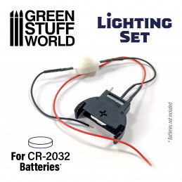 Set Iluminacion de LEDs con Interruptor Electronica para Maquetas