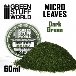 MIKROBLÄTTER - Mix dunkelgrün | Blätter Laubstreu