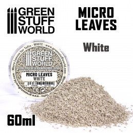 MIKROBLÄTTER - weiß Mix | Blätter Laubstreu