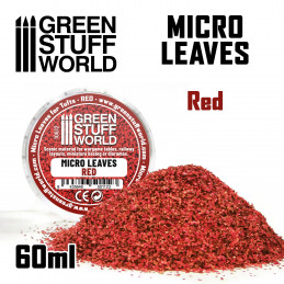 MIKROBLÄTTER - rot | Blätter Laubstreu
