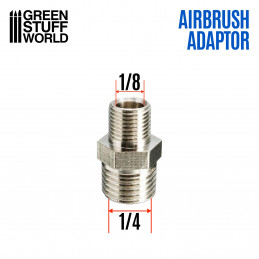 Airbrush-Gewindeadapter 1/4 "bis 1/8" | Airbrush