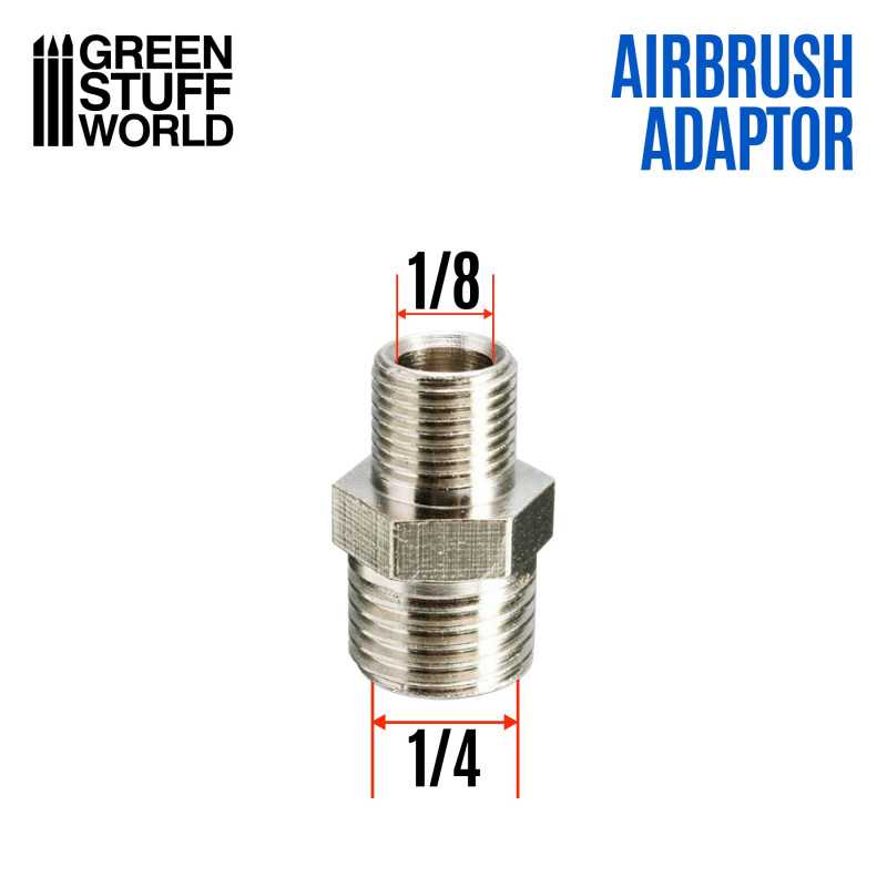 ▷ Airbrush Thread Adapter 1/4" to 1/8" | - GSW
