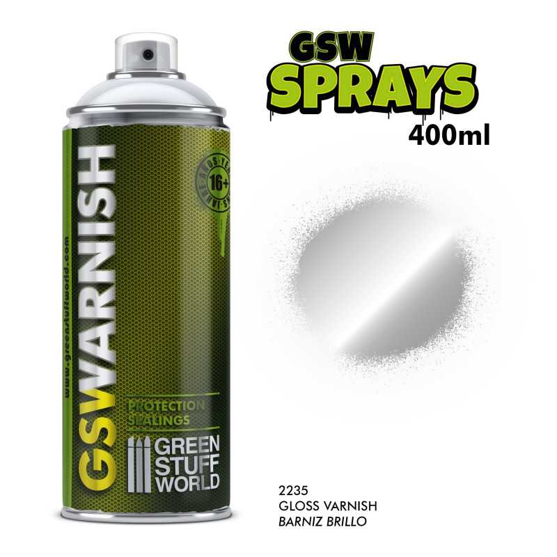 ▷ Vernice Spray Trasparente - LUCIDA 400ml | - GSW