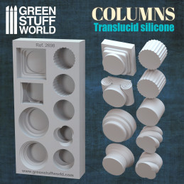 Silikon Texturplatten - Säulen | Gelände silikonformen