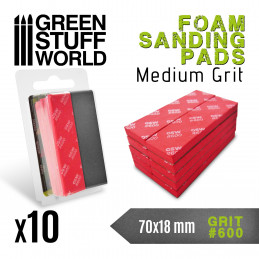 Foam Sanding Pads 600 grit | Flexible Sanding Pads