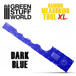 Gaming-Messwerkzeug - Blau 12 Zoll | Marker und Spiel Lineale