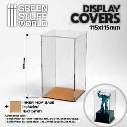 Acrylic Display Case 115x115mm | Miniature Display Cases