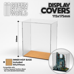 Vitrina modelismo 115x175mm Vitrina para miniaturas