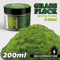 Cesped Electrostatico 2-3mm - SPRING GRASS - 200ml Cesped 2-3 mm