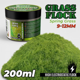 Cesped Electrostatico 9-12mm - SPRING GRASS - 200ml Cesped 9-12 mm