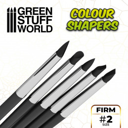 ▷ Pinceau Silicone - Colour Shapers TAILLE 0- NOIR FERME