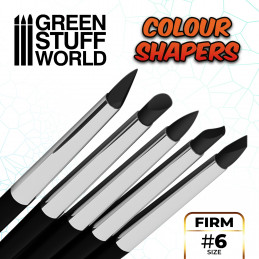 Modellierpinsel - Colour Shaper - Grösse 6 - SCHWARZE FIRME | Modellierpinsel