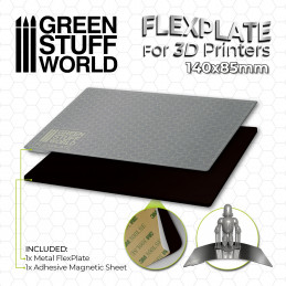 Plaques flexibles pour imprimantes 3D - 140x85mm | Plateaux d'Impression Imprimantes 3D