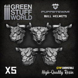 Bull Helmets | Resin items
