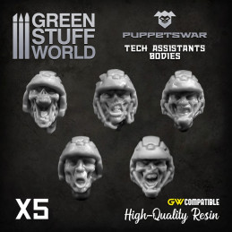 Zombie Troopers heads | Resin items