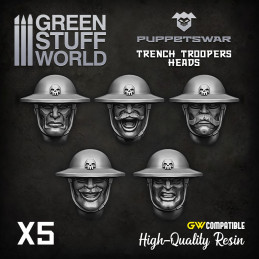 Trench Troopers heads | Resin items