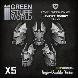 ▷ Comprar Cabezas de Caballero Vampiro | - Green Stuff World