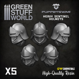 Heavy Sentinel Helmets | Resin items