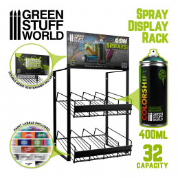 GSW Display Vuoto per Bombolette Spray | Metallo