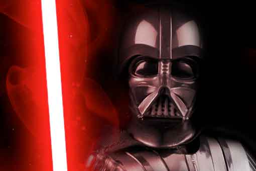 Darth Vader espada laser LED con pintura conductiva | Creative
