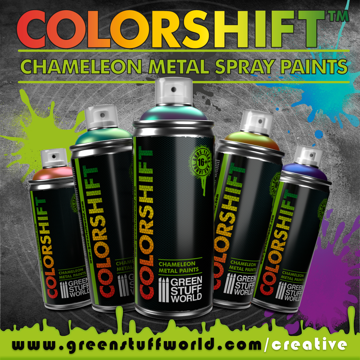Color Shift Spray Paint  Spray Chameleon Paint - GSW